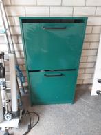 Ikea Bissa schoenenkast. Donkergroen geschilderd, Huis en Inrichting, Ophalen of Verzenden, Gebruikt