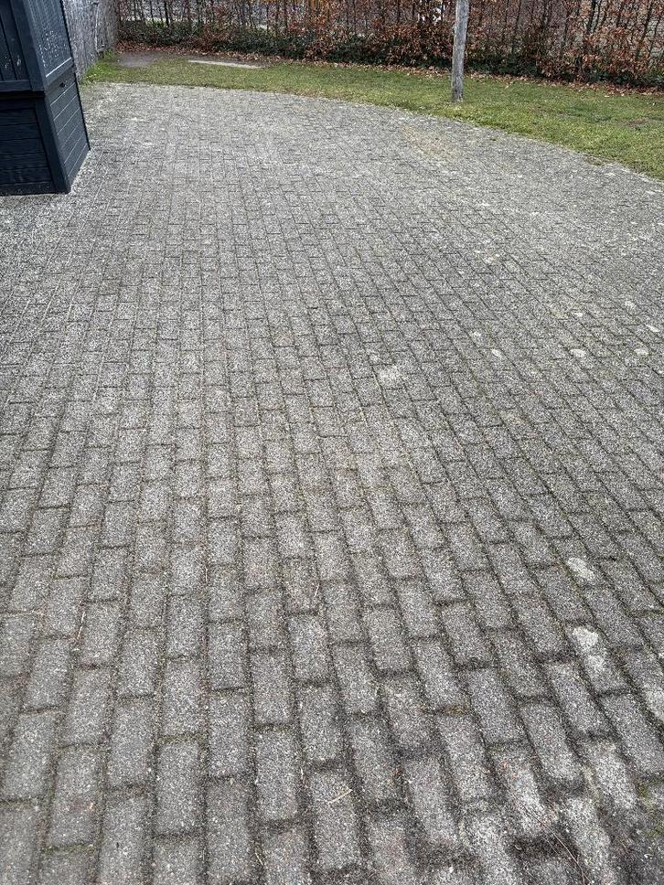 GRATIS!! Betonstraat stenen (19x9x7) ca. 55m2, Tuin en Terras, Tegels en Klinkers, Gebruikt, Klinkers, Beton, 10 m² of meer, Ophalen