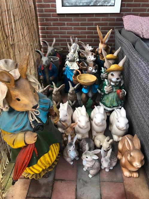 mooi beelden decoratie voor in de tuin, Tuin en Terras, Tuinbeelden, Zo goed als nieuw, Dierenbeeld, Kunststof, Ophalen