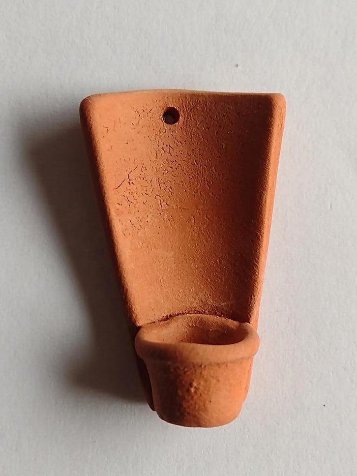 Franse tc dakpan met potje - Fennicole Miniatures, Verzamelen, Poppenhuizen en Toebehoren, Nieuw, Gebruiksvoorwerp, Ophalen