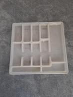 Mat transparante bestekbak Ikea - 51x50 cm - 11 vakken, Ophalen, Gebruikt
