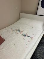 IKEA Malm bed 140x200, Ophalen, Gebruikt, Wit, Tweepersoons