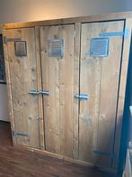 Stoere steigerhouten locker kast., Ophalen, Zo goed als nieuw