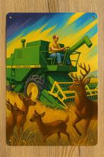 Wandbord John Deere Combine, Ophalen of Verzenden, Nieuw