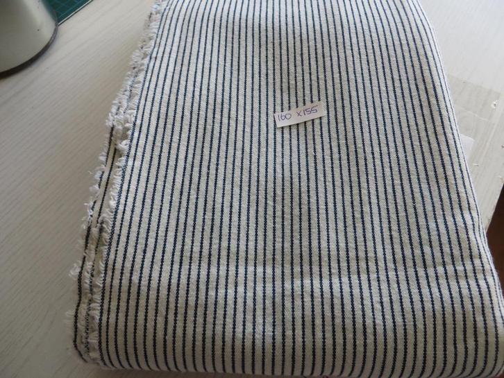 spijkerstof, Hobby en Vrije tijd, Stoffen en Lappen, Nieuw, Katoen, 120 cm of meer, 30 tot 200 cm, Bruin, Ophalen of Verzenden