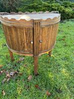 Vintage Halfrond Dranken Kastje met Schuifdeurtjes, Ophalen of Verzenden