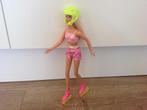 Barbie pop met rolschaatsen - Mattel 1995 - zeldzaam !!!!, Gebruikt, Pop, Ophalen