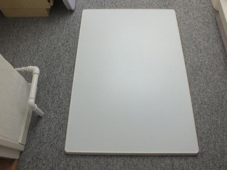 tafelblad, Huis en Inrichting, Tafels | Eettafels, Gebruikt, 50 tot 100 cm, 50 tot 100 cm, Rechthoekig, Kunststof, Ophalen