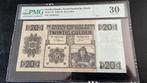 Nederland 2 gulden biljet van 20 gulden PMG 30, Postzegels en Munten, Ophalen of Verzenden