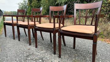 4 RAC Royal antiek eetkamer armstoelen beschikbaar voor biedingen
