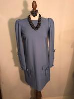 ELISABETTA FRANCHI JURK STAAL BLAUW, Knielengte, Maat 36 (S), Verzenden, Blauw