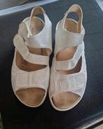 Xsensible zilver sandalen met wit 41 HX, Xsensible, Overige kleuren, Gedragen, Sandalen of Muiltjes