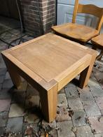 Gratis bijzettafel eiken 60 cm, Gebruikt, Vierkant, Hout, Ophalen