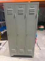 Metalen Locker Kast - 3 Deuren, Huis en Inrichting, Kasten | Lockerkasten, Ophalen, Gebruikt