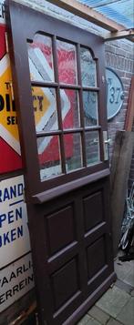 Hardhouten deur 211.5x92.5cm met 4 scharnieren, Doe-het-zelf en Verbouw, Deuren en Horren, Ophalen