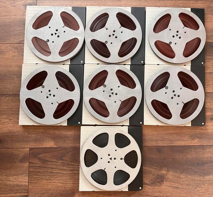 7 bandrecorder banden in casette, Audio, Tv en Foto, Bandrecorders, Ophalen of Verzenden