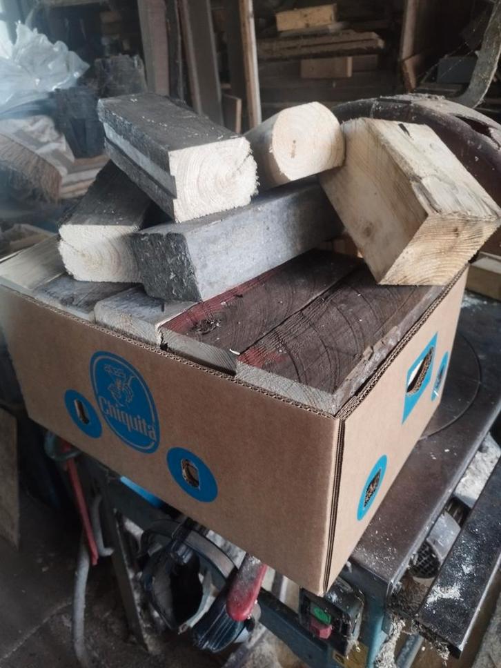 Schoon brandhout stookhout openhaardhout vuurkorf v/a €5,00!, Tuin en Terras, Haardhout, Minder dan 3 m³, Ophalen