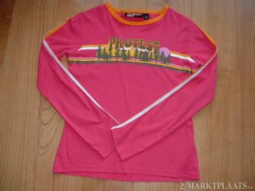 Roze longsleeves van Protest, maat 176 (qwe) beschikbaar voor biedingen