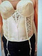 Ivoor kleurig corset maat 95D, Ophalen of Verzenden, Zo goed als nieuw, Overige kleuren, Accessoires
