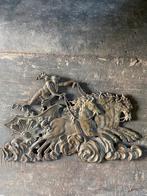 quadriga Bronzen plaat Romeinse 4 span, Ophalen of Verzenden