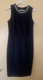 Feestelijke jurk (etui, koker) donkerblauw Dorothy Perkins, Ophalen of Verzenden, Zo goed als nieuw, Maat 38/40 (M), Blauw
