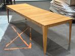 Eiken tafel uitschuifbaar, verlengbaar, tijdloos design, Ophalen, Eikenhout, 50 tot 100 cm, Vijf personen of meer