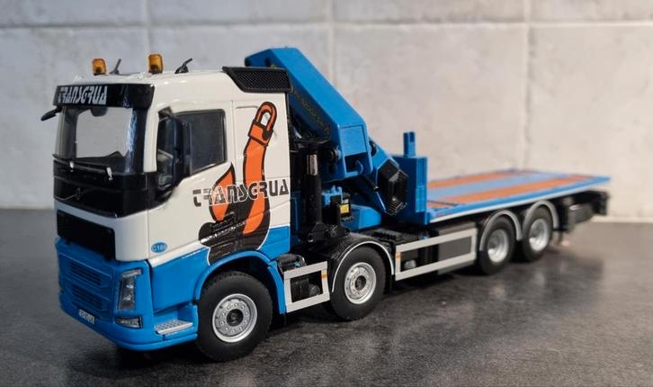 WSI Volvo Transgrua, Hobby en Vrije tijd, Modelauto's | 1:50, Zo goed als nieuw, Bus of Vrachtwagen, Wsi, Ophalen of Verzenden