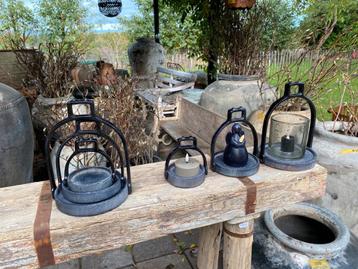 Set van 3 kaarsen houders - stijgbeugelset. Nieuw! beschikbaar voor biedingen