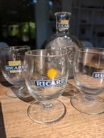 Ricard Set - Waterfles en 3 Glazen, Antiek en Kunst, Ophalen of Verzenden
