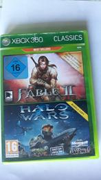 xbox 360 game Fable II en Halo Wars, Spelcomputers en Games, Games | Xbox 360, Role Playing Game (Rpg), Vanaf 16 jaar, Gekoppelde computers