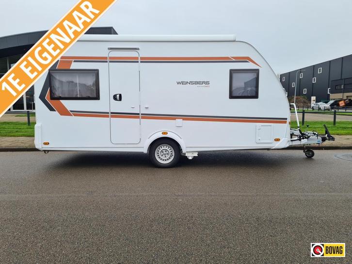 Weinsberg CaraOne Edition HOT 450 FU Zeer compleet!, Caravans en Kamperen, Caravans, Bedrijf, tot en met 4, 750 - 1000 kg, Rondzit