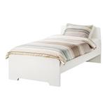 Eenpersoons bed, 90 cm, Eenpersoons, Wit, Zo goed als nieuw