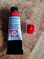½ Napje Daniel Smith Permanent Red Deep aquarelverf, Hobby en Vrije tijd, Ophalen of Verzenden