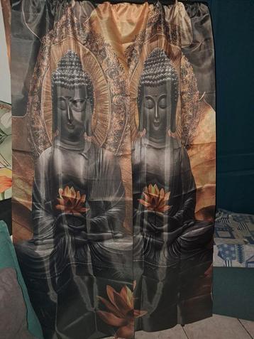 boeddha gordijnen nieuw goud zwart  beschikbaar voor biedingen