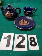 -	Miniservies blauw japans kutani, Huis en Inrichting, Keuken | Servies, Ophalen of Verzenden, 'T Olde Gre-j, Info@toldegrej.nl