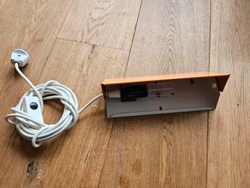 Vintage Jaren 70  metale bedlampje.  beschikbaar voor biedingen