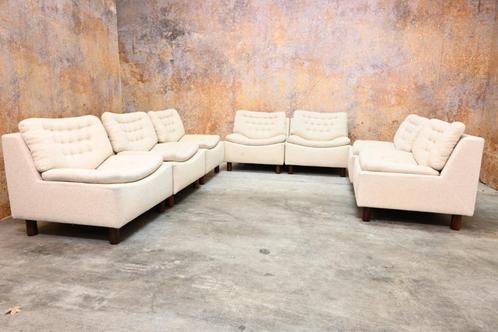 IZGS zeldzame vintage Leolux elementen design hoekbank, Huis en Inrichting, Banken | Bankstellen, Zo goed als nieuw, Hoekbank