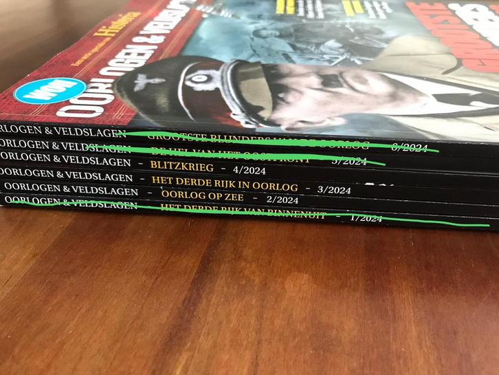 7x Historia Oorlogen&Veldslagen 2024/2018 en no17+20, Boeken, Oorlog en Militair, Zo goed als nieuw, Overige onderwerpen, Tweede Wereldoorlog