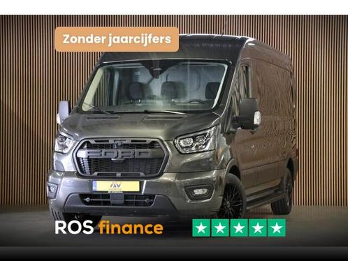 Ford Transit 350 2.0 TDCI L3H2 165PK AUT Limited | Raptor Ed, Auto's, Bestelauto's, Bedrijf, Lease, Financial lease, 360° camera