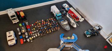Grote partij Playmobil – Politie, Hulpdiensten & Voertuigen beschikbaar voor biedingen