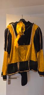 Goudkleurig Pietenpak Maat 56 met Barret en Veer, Kinderen en Baby's, Ophalen of Verzenden, Gebruikt, 170 of groter, Jongen of Meisje