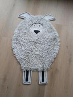 Schattig schaap vloerkleed voor de kinderkamer, 50 tot 100 cm, Kindvriendelijk, Rond, Crème