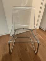 Transparante design stoel ikea tobias, Overige kleuren, Ophalen of Verzenden, Zo goed als nieuw, Metaal