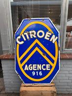 Groot Citroën emaille Reclamebord - Garagebord Emaille, Ophalen, Reclamebord, Gebruikt, .