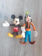 Mickey en Goofy, Mickey Mouse, Gebruikt, Ophalen of Verzenden, Beeldje of Figuurtje