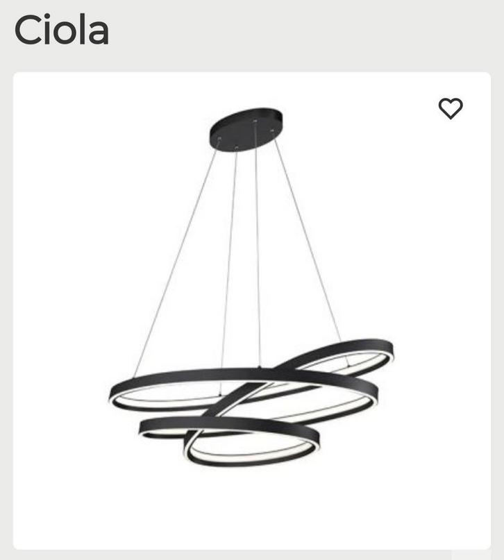 Cinque Ciola Hanglamp - Stijlvol & Dimbaar LED, Huis en Inrichting, Lampen | Hanglampen, Nieuw, 75 cm of meer, Kunststof, Metaal
