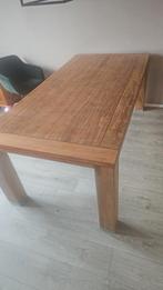Houten eettafel voor 4-6 personen - Gebruikt, Huis en Inrichting, Tafels | Eettafels, Gebruikt, 100 tot 150 cm, 150 tot 200 cm