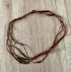 Aaiko bruin leren riem mt 100 cm., Aaiko, Echt leder, 90 tot 100 cm, Heupriem