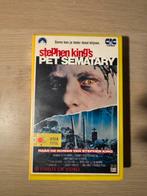 Pet Sematary VHS - Stephen King Horror ex rental, Vanaf 16 jaar, Ophalen of Verzenden, Gebruikt, Horror