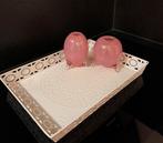 Serveerblad - dienblad - tray- metaal - nieuw - wit - deco, Ophalen of Verzenden, Nieuw, Rechthoekig, Metaal